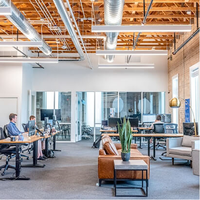 Modern ofis çalışma alanı